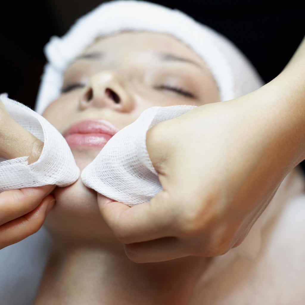 Woman Receiving Spa Treatment