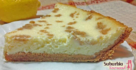 Lemon Cheesecake Pie #Recipe