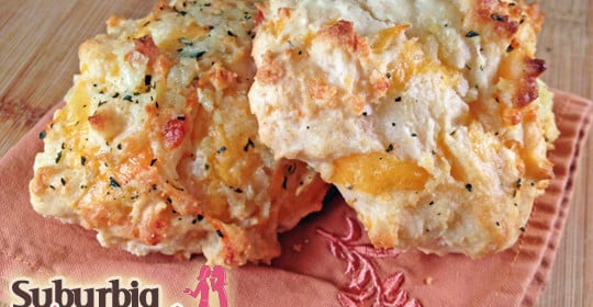 Easy Garlic Cheese Biscuits #Recipe