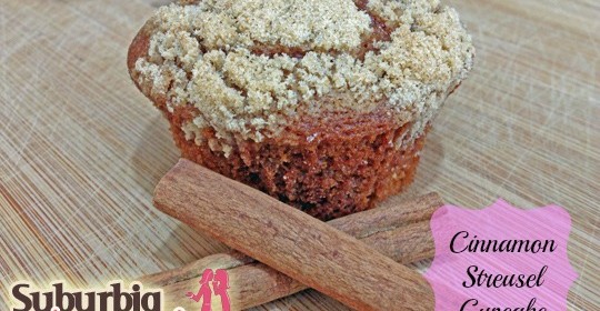 Cinnamon Streusel Cupcake Recipe and a Hey Shuga! #Giveaway (#spon)