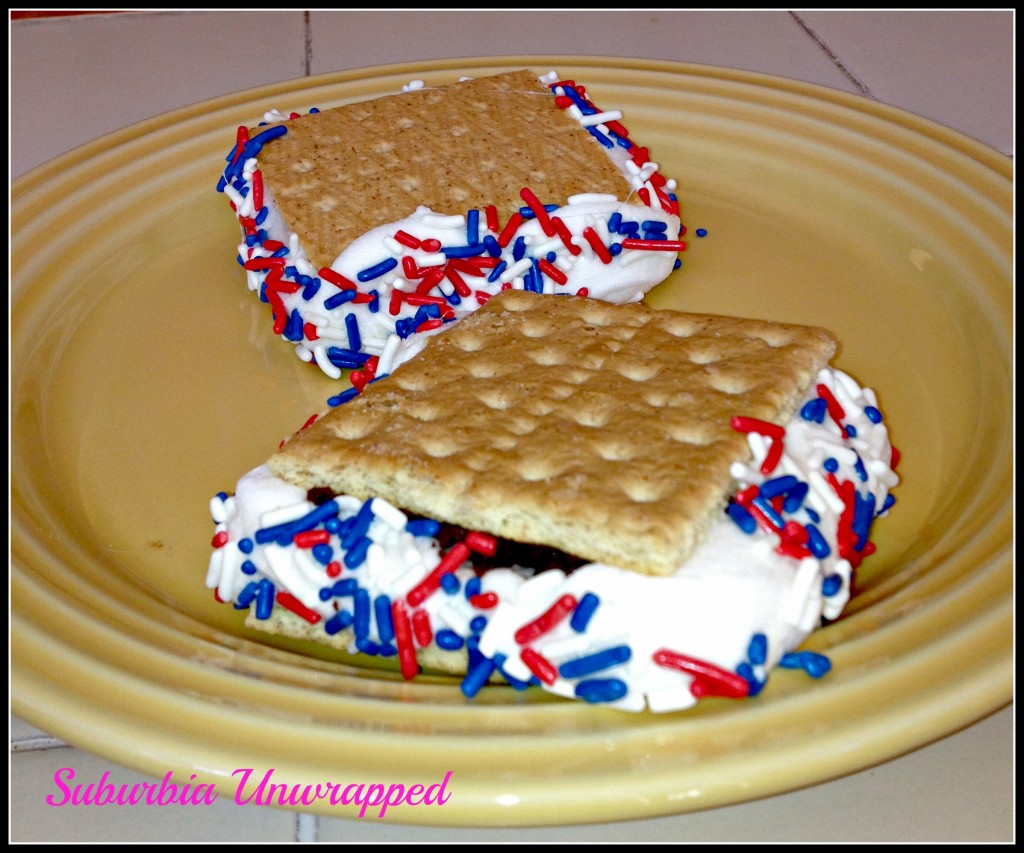 patriotic s'mores