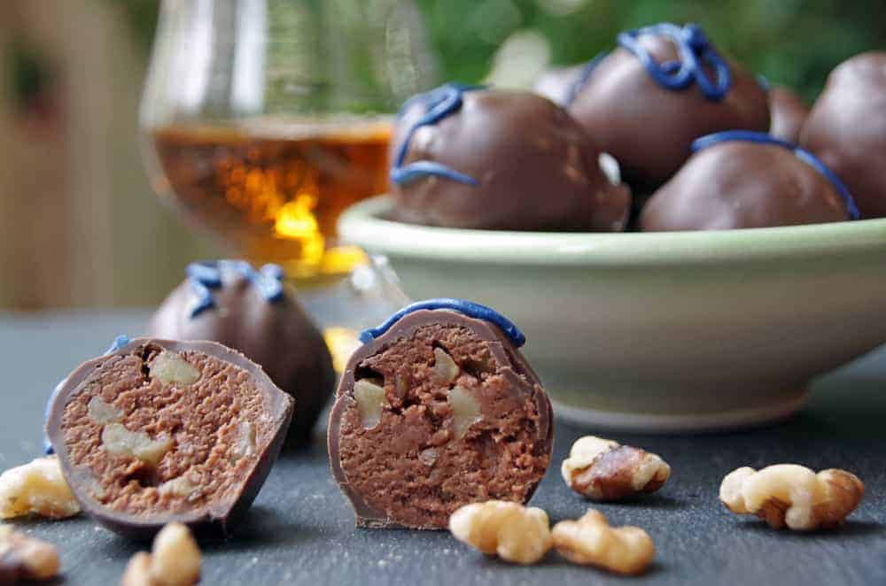 Easy Bourbon Ball Recipe filled with Rich, Smooth Bourbon!