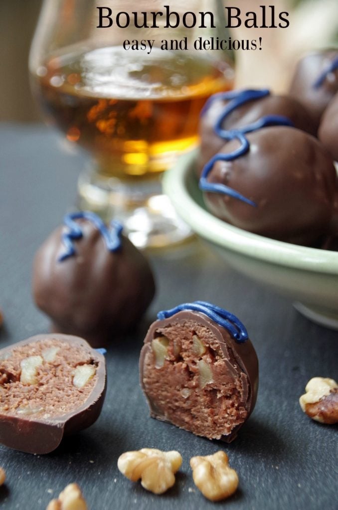 Easy Bourbon Ball Recipe Filled with Rich, Smooth Bourbon 