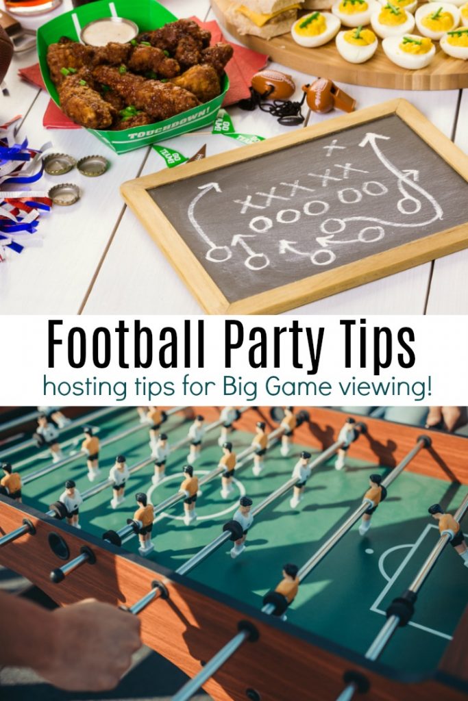 Football Party Tips for Big Game viewing