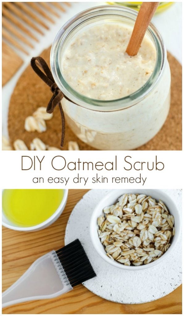 Home Made Oatmeal Scrub for Dry Skin