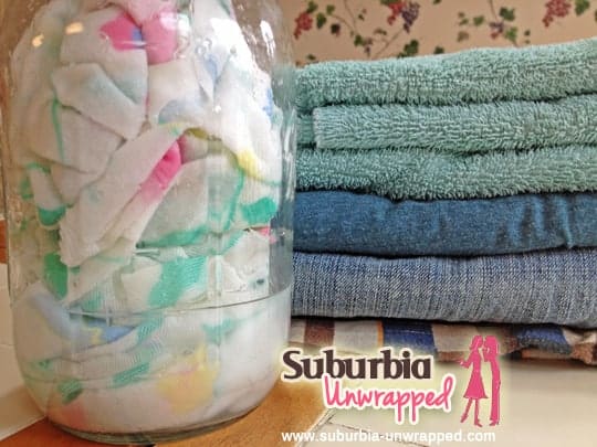 DIY natural dryer sheets