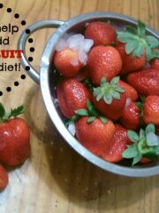 eating fruit