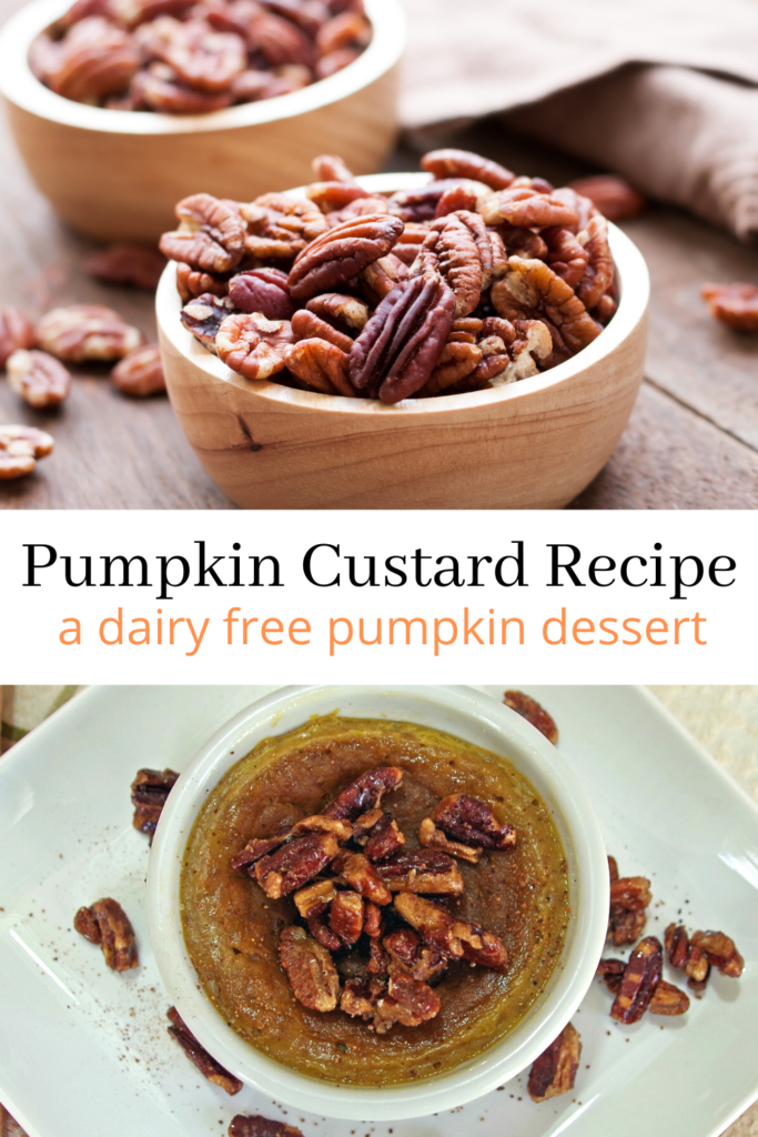 Maple Pumpkin Custard with Glazed Pecans - Suburbia Unwrapped