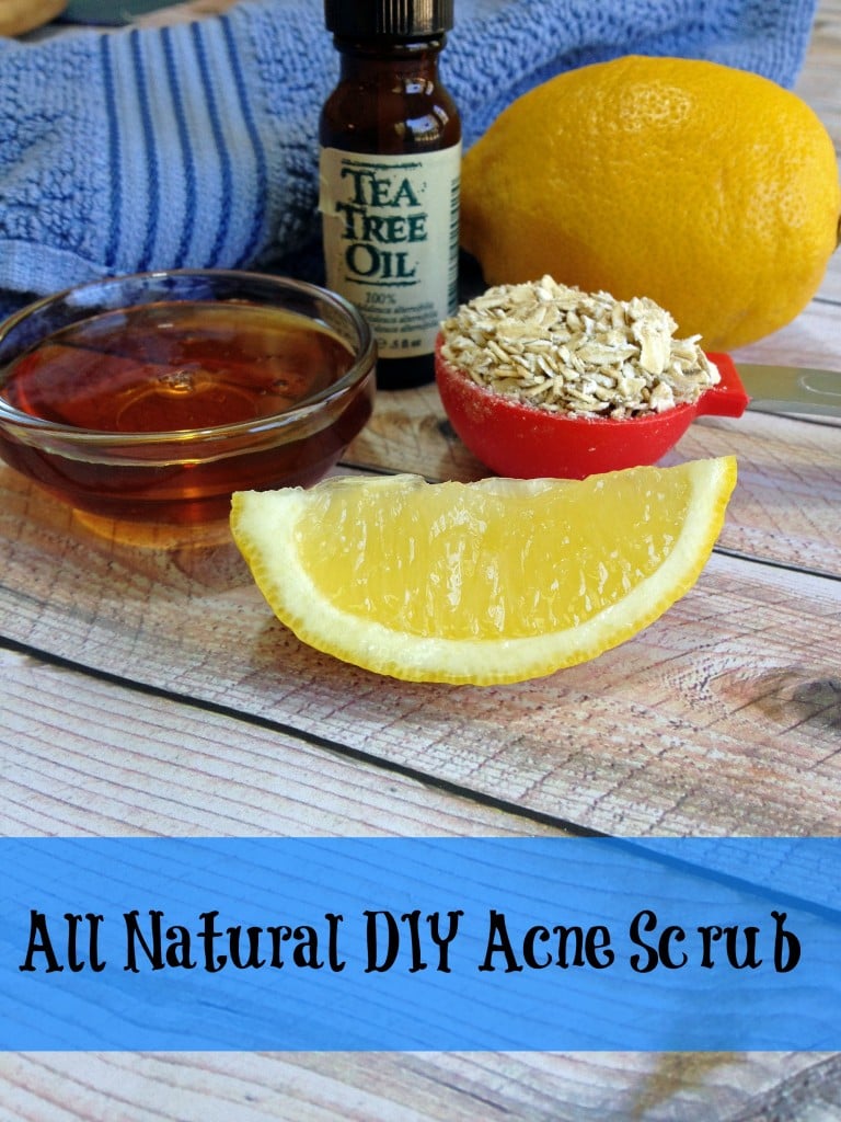 All Natural DIY Acne Scrub Recipe