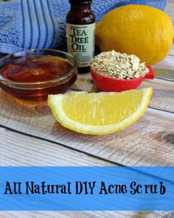 All Natural DIY Acne Scrub Recipe