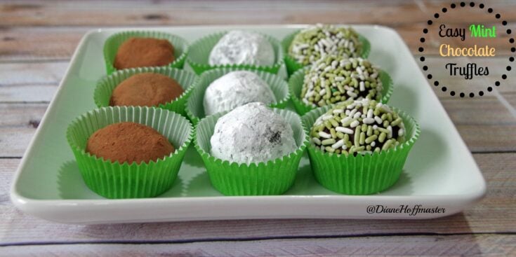 Easy Mint Chocolate Truffle Recipe