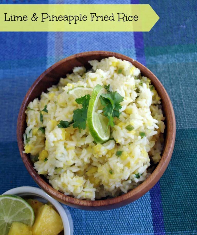 Easy Lime and Pineapple Fried Rice Recipe Suburbia Unwrapped