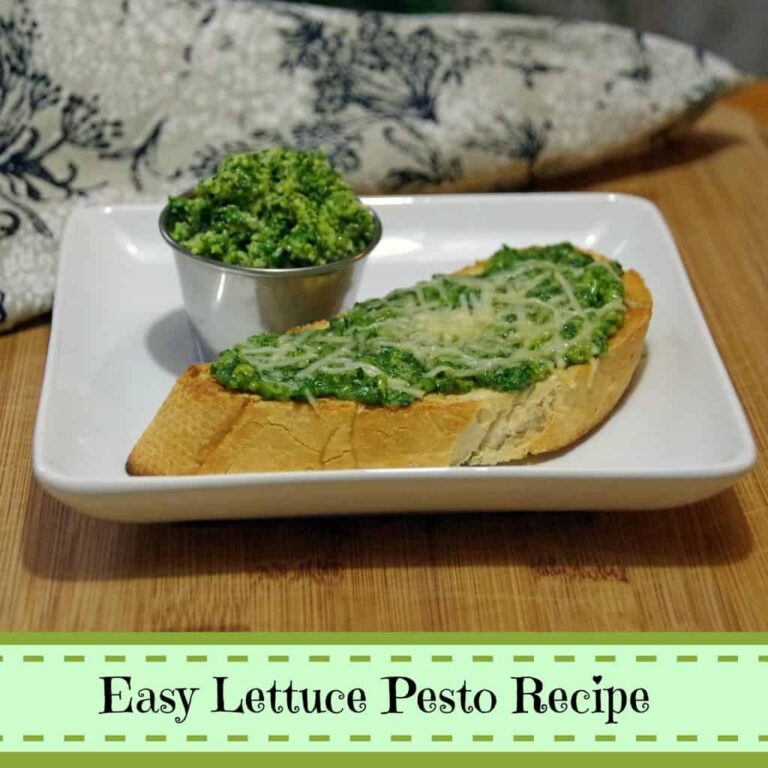 Easy Lettuce Pesto Recipe Suburbia Unwrapped