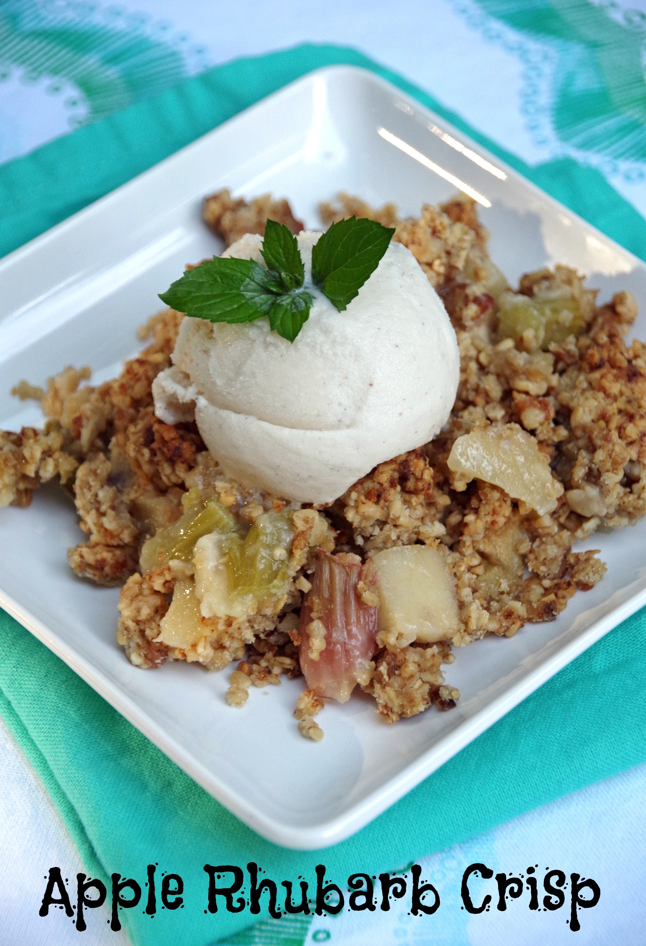 Apple Rhubarb Crisp Recipe 2