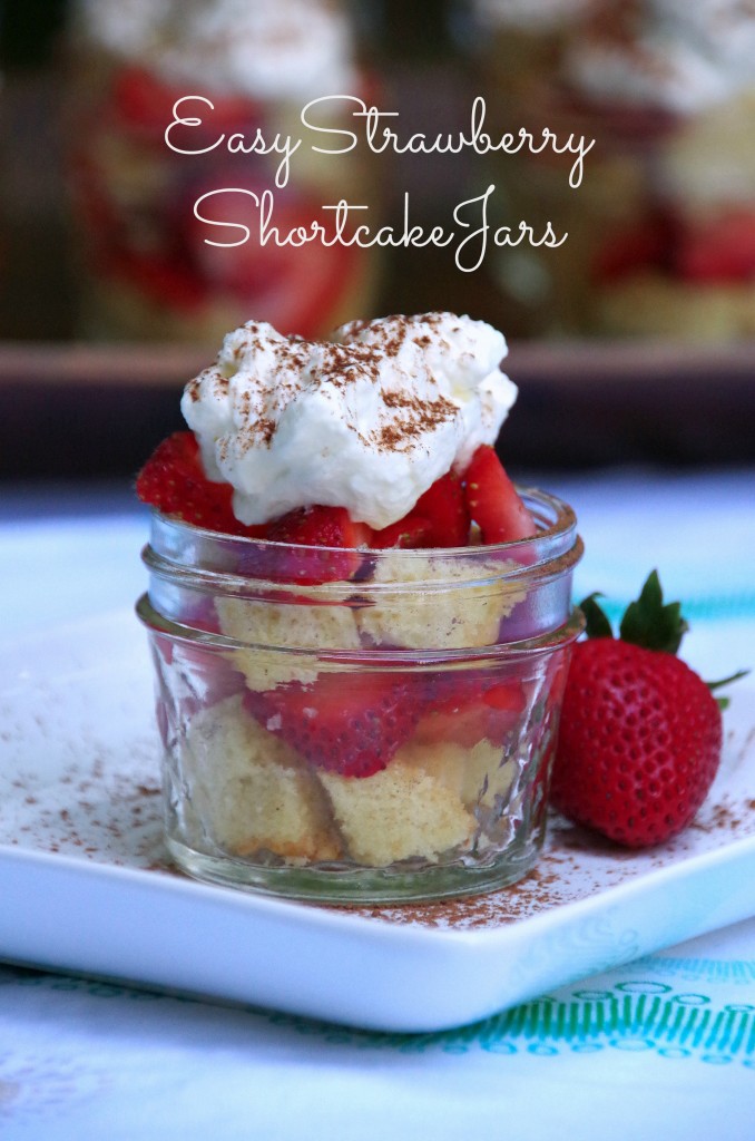 Strawberry Shortcake Jars and Healthier Outdoor Entertaining Tips