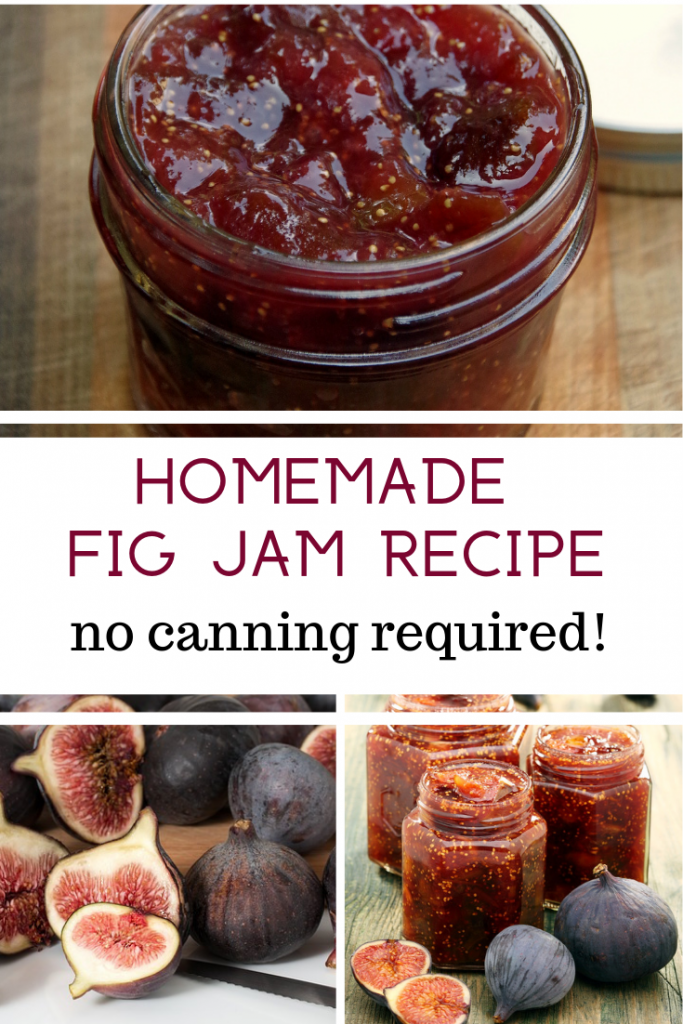 Homemade  Fig Jam Recipe with No Canning Required