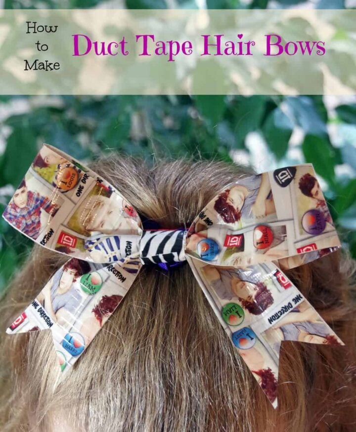 How to Make a Duct Tape Hair Bow Suburbia Unwrapped