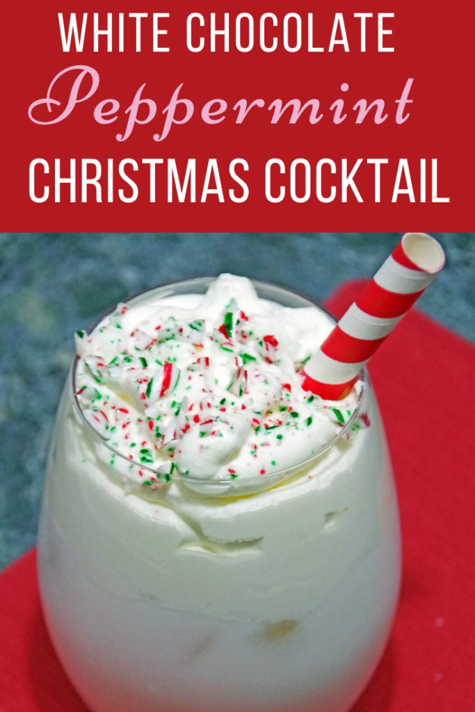 White Chocolate Peppermint Christmas Cocktail Recipe