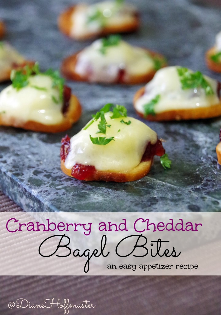 Cranberry Cheddar Bagel Bites Appetizer Recipe 3