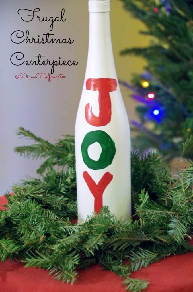 Frugal Christmas Centerpiece 4