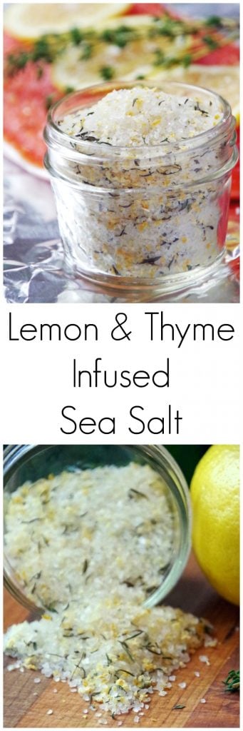 Lemon and Thyme Infused Sea Salt