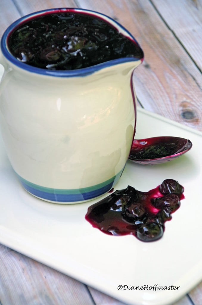 Bourbon Blueberry Icecream Topping Recipe