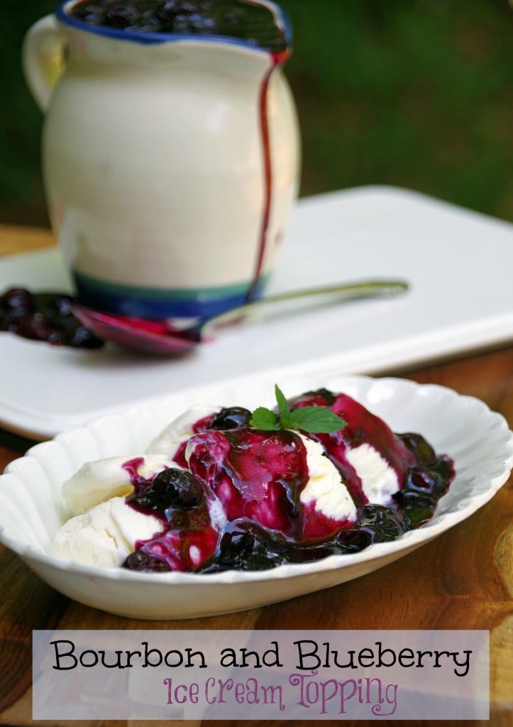 Bourbon Blueberry Sauce for Icecream 2