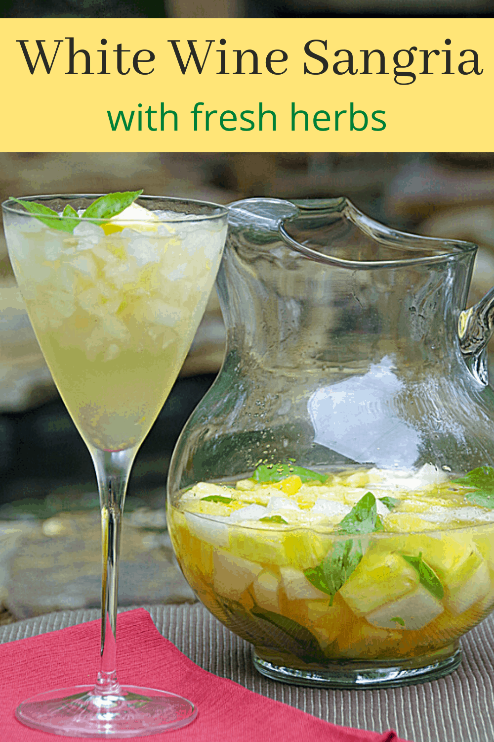White Wine Sangria Recipe with Fresh Herbs Suburbia Unwrapped