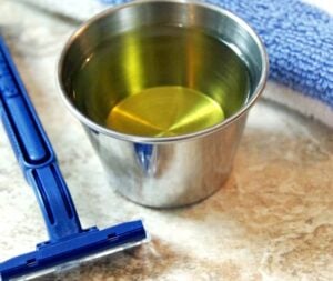beard oil recipe and mens razor