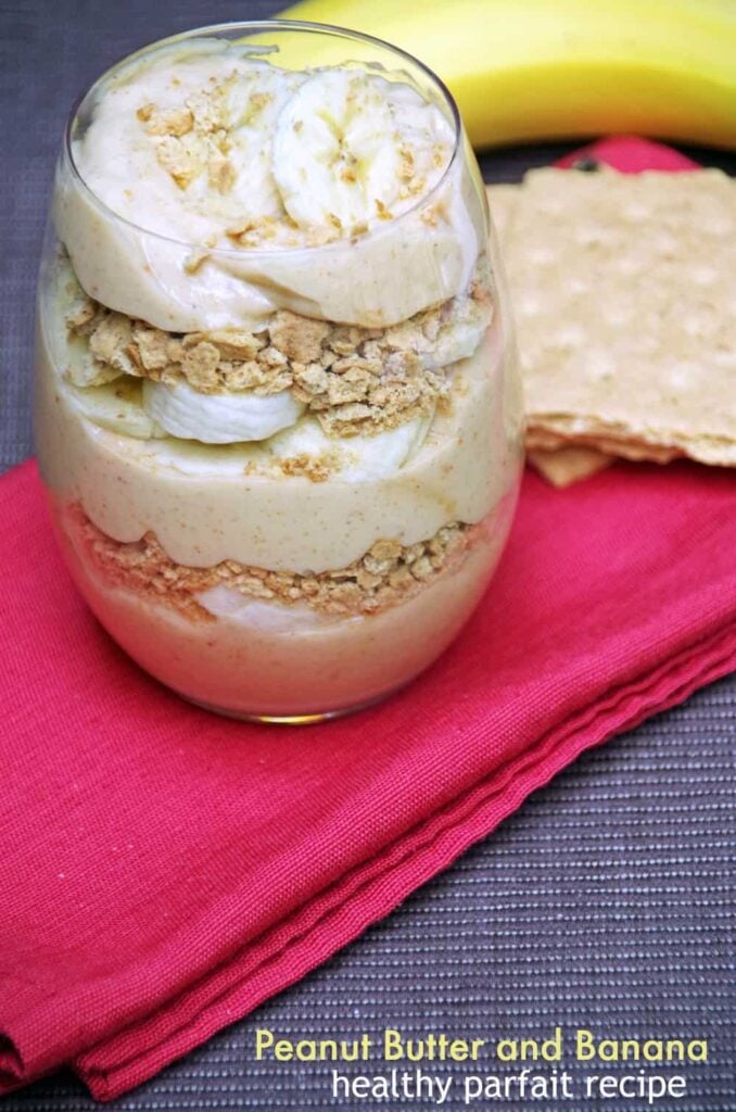 Peanut Butter and Banana Healthy Parfait Recipe Final