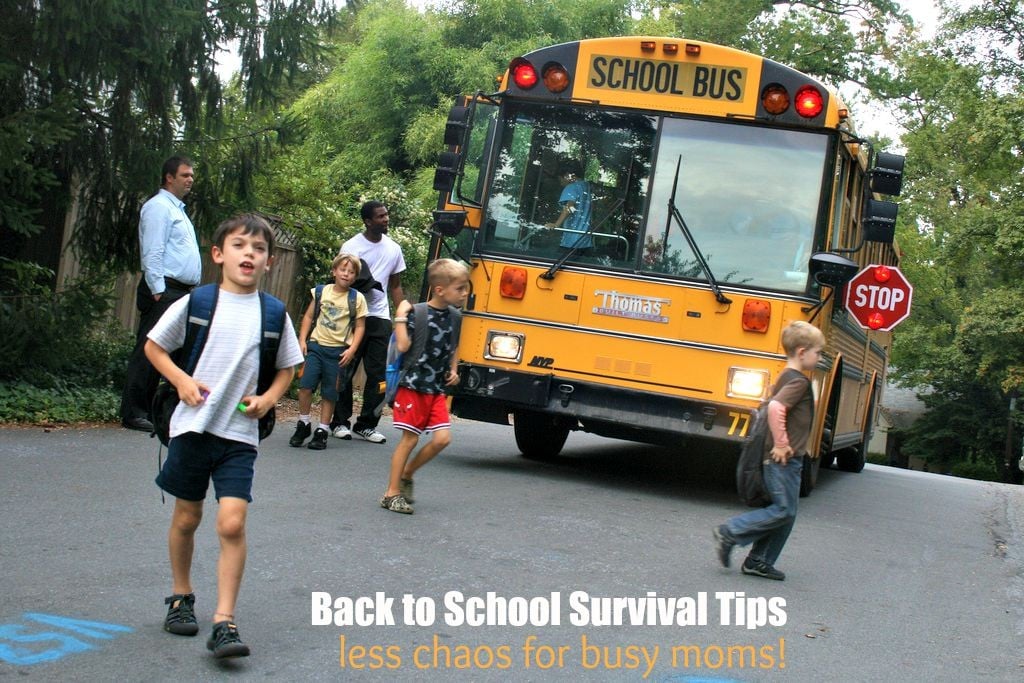 Back to School Survival Tips for Busy Moms