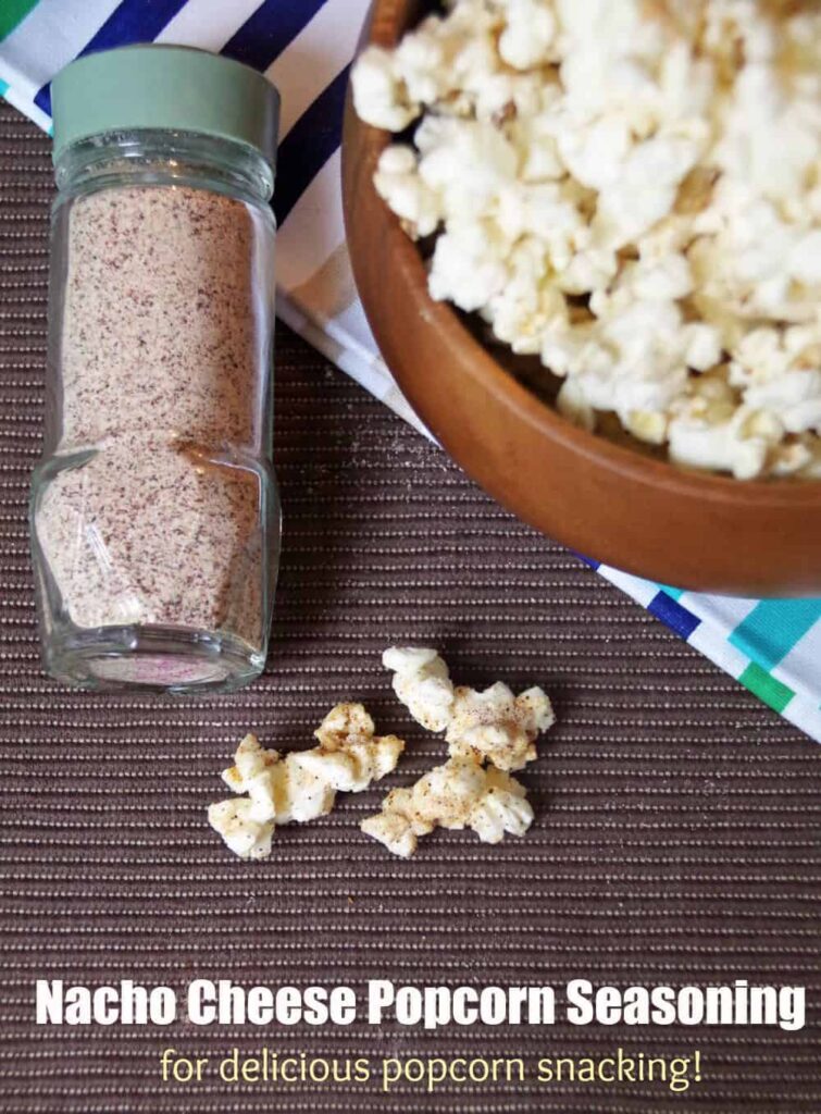 Nacho Cheese Popcorn Seasoning Recipe for Delicious popcorn snacking