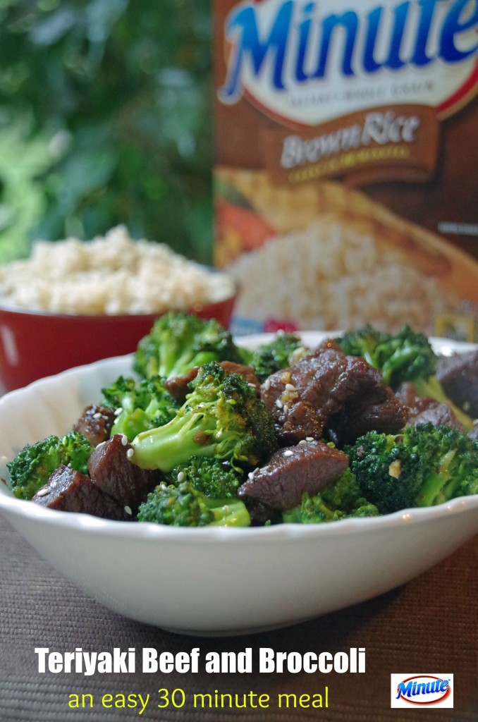 30 minute meals solution Teriyaki Beef and Broccoli with Brown Rice