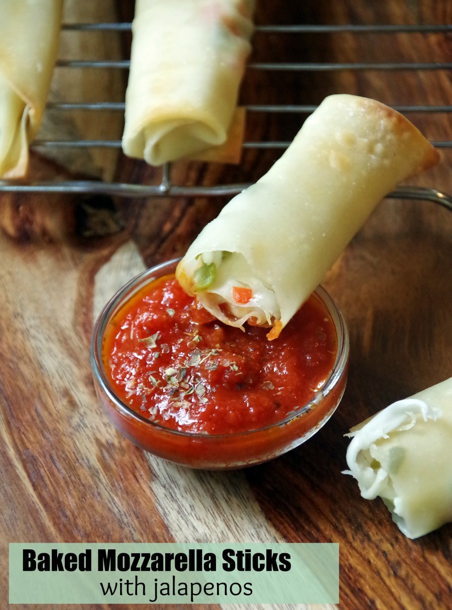 Baked Mozzarella Sticks Recipe with Jalapenos Suburbia Unwrapped