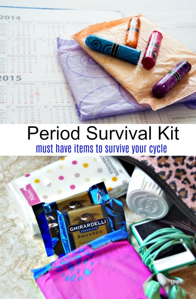 Want to know how to survive your period? Make this Period Survival Kit for all your physical and emotional needs during menstruation!