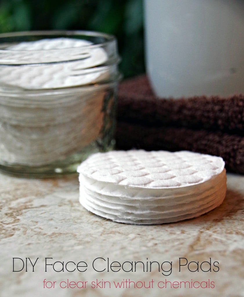 Easy DIY Face Cleaning Pads for Oily Skin