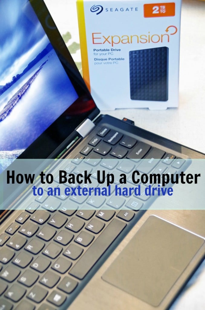 How to back up a computer to an external hard drive 2