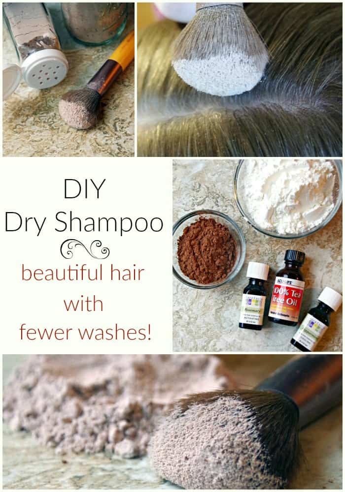 DIY Dry Shampoo for beautiful hair in between washings!