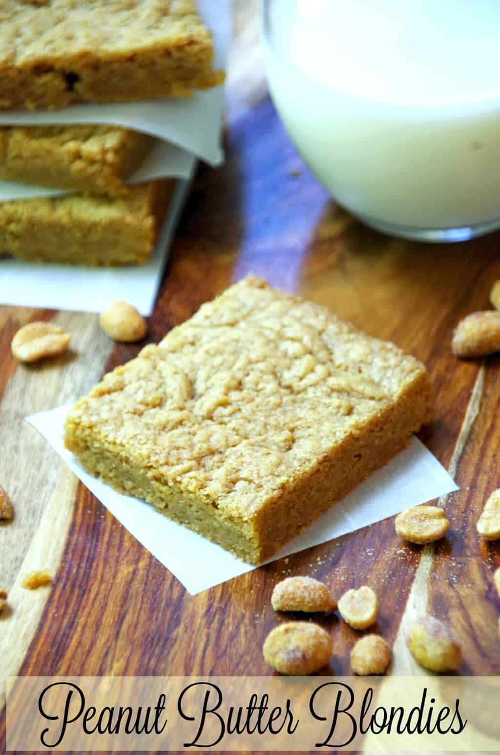 Peanut Butter Blondies Recipe Suburbia Unwrapped