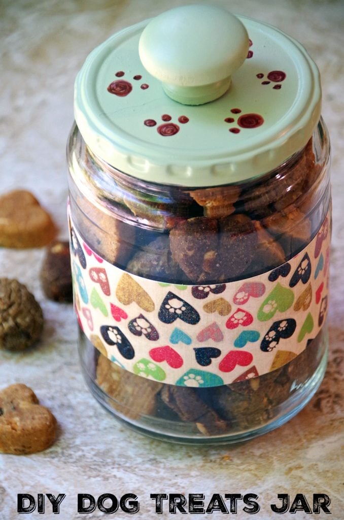 Easy DIY Dog Treats Jar Craft