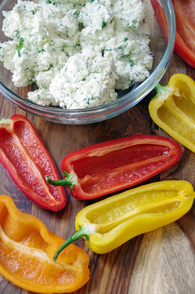 Stuffed Mini Peppers Appetizer make an easy appetizer recipe for your next get together!