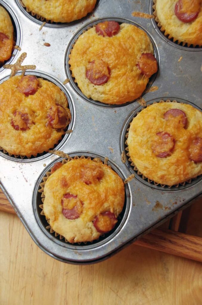 Easy Corn Dog Muffin Recipe from Scratch