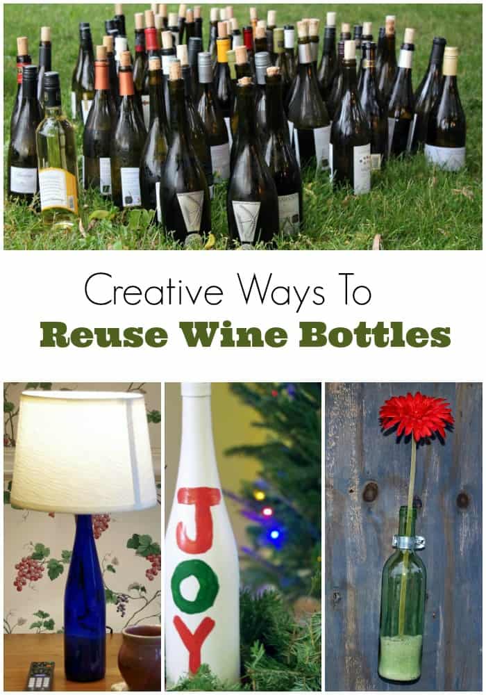 Creative Ways to Resuse Wine Bottles