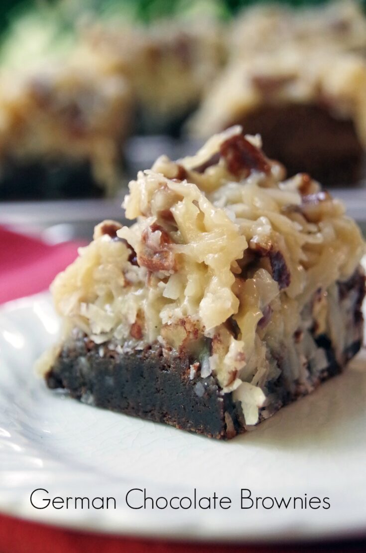 German Chocolate Brownies Recipe