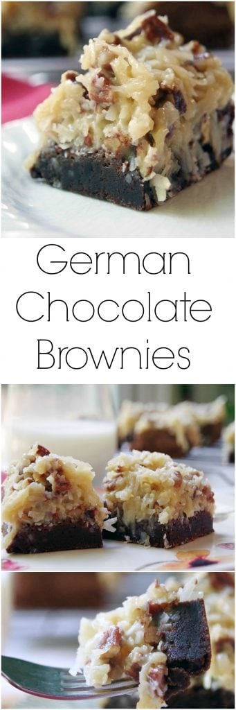 German Chocolate Brownies Recipe