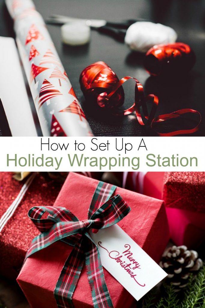 Holiday Wrapping Station Ideas for Staying Organized