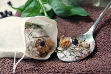 Sore Muscle Bath Soak with Fresh Herbs is the Perfect Sore Muscle Relief!