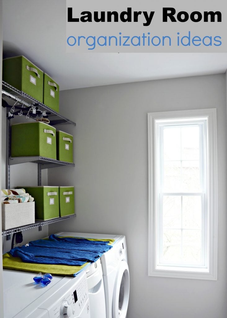 Want to organize your laundry room? Try these laundry room organization ideas for a bright and clean space to clean your clothes!