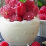 White Chocolate Cheesecake Mousse Recipe with Fresh Raspberries