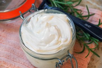 DIY Homemade Shaving Cream Recipe with Rosemary and Mint